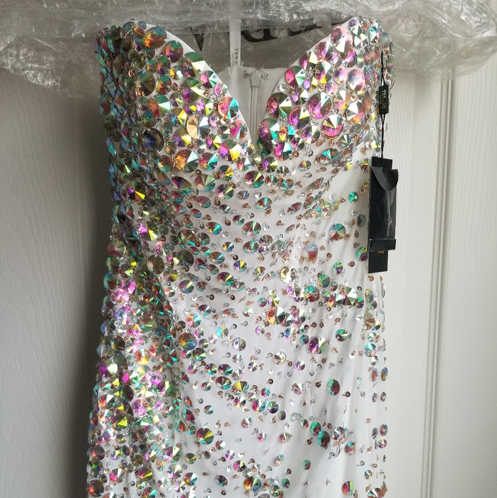 NWT Couture Beaded White Gown